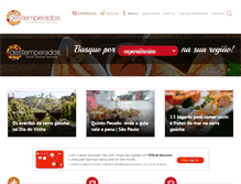 Tablet Screenshot of destemperados.com.br